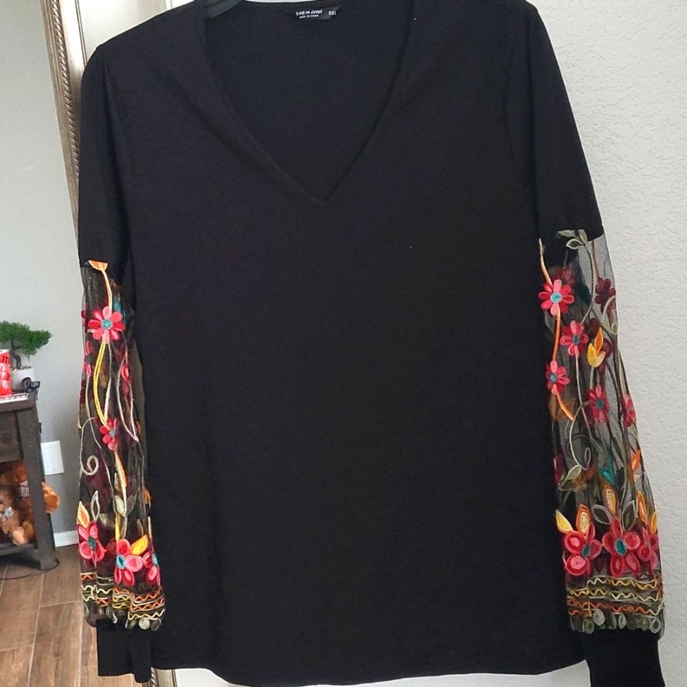 Embroidered Long Sleeve